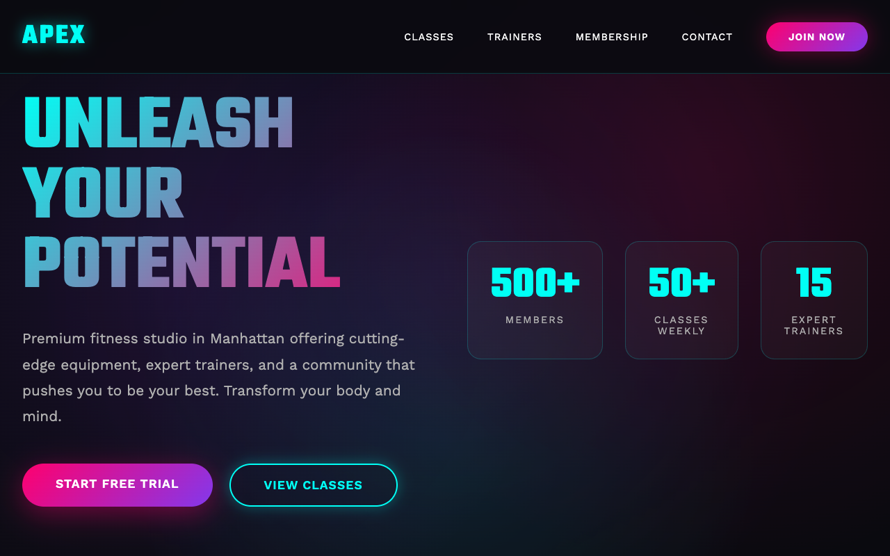 Fitness Studio screenshot